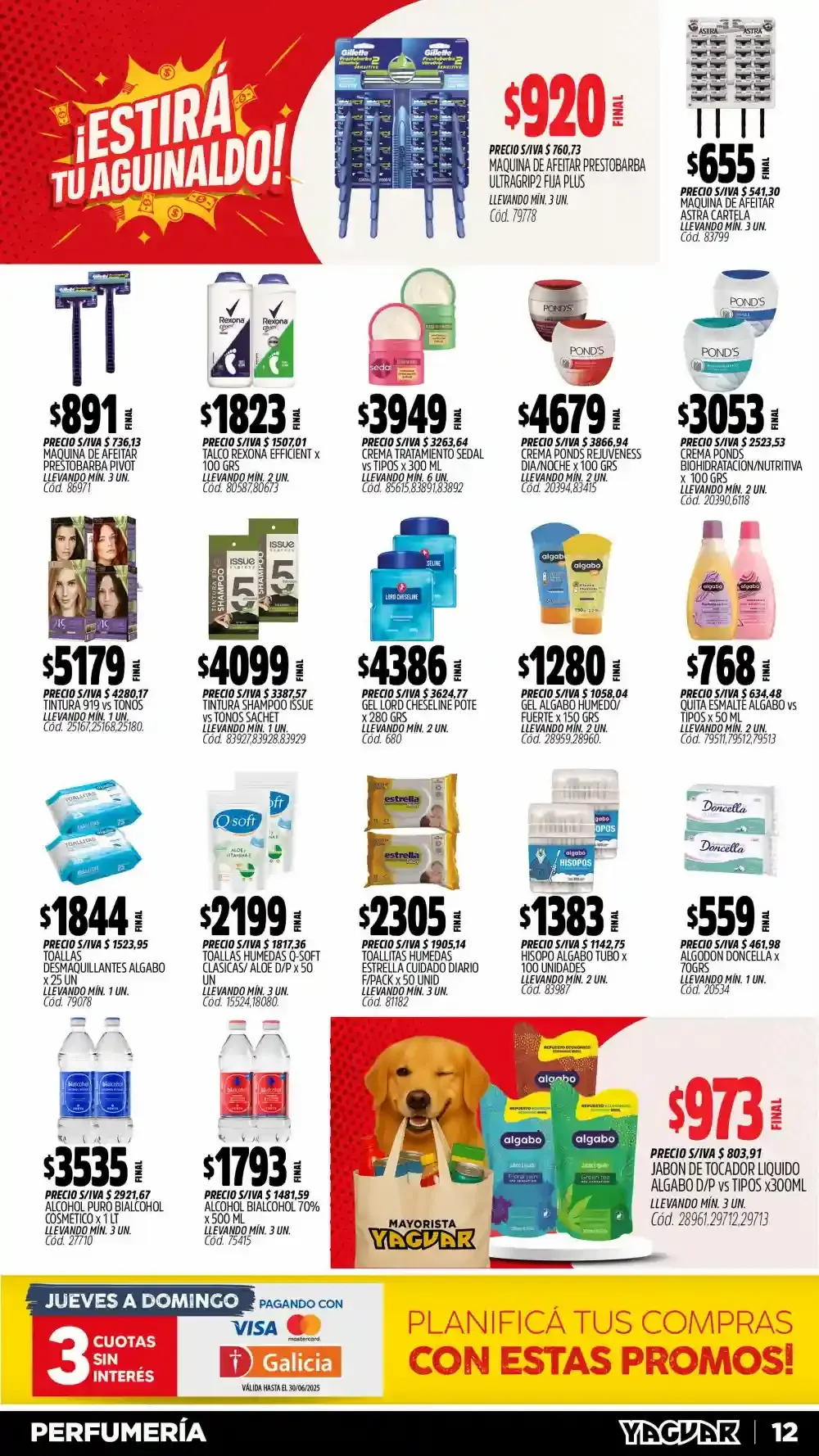 Ofertas de Ofertas Yaguar 23 de junio al 28 de junio 2025 - Página 11 del catálogo