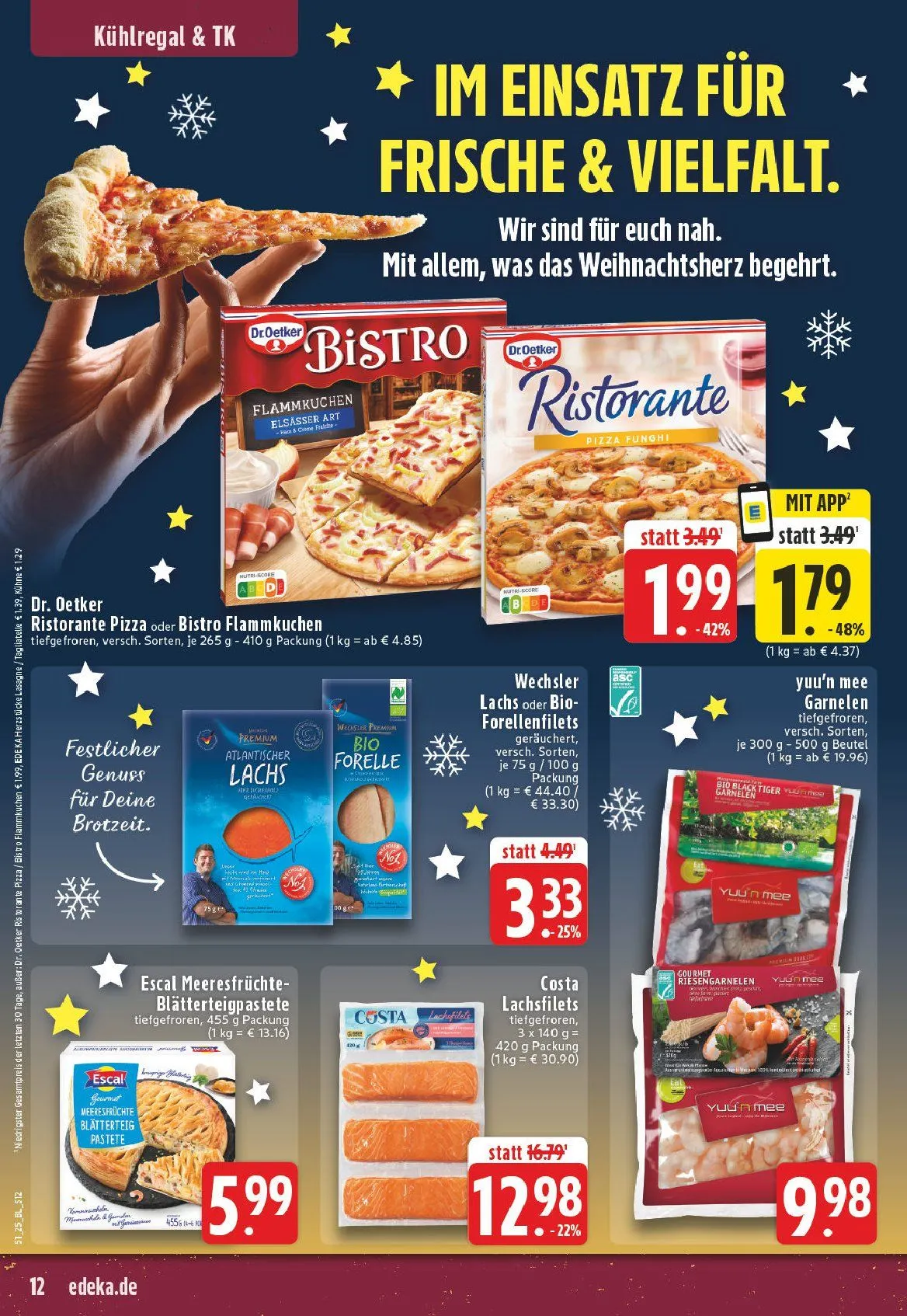 Edeka Angebote von 13. Dezember bis 20. Dezember 2025 - Prospekt seite 12