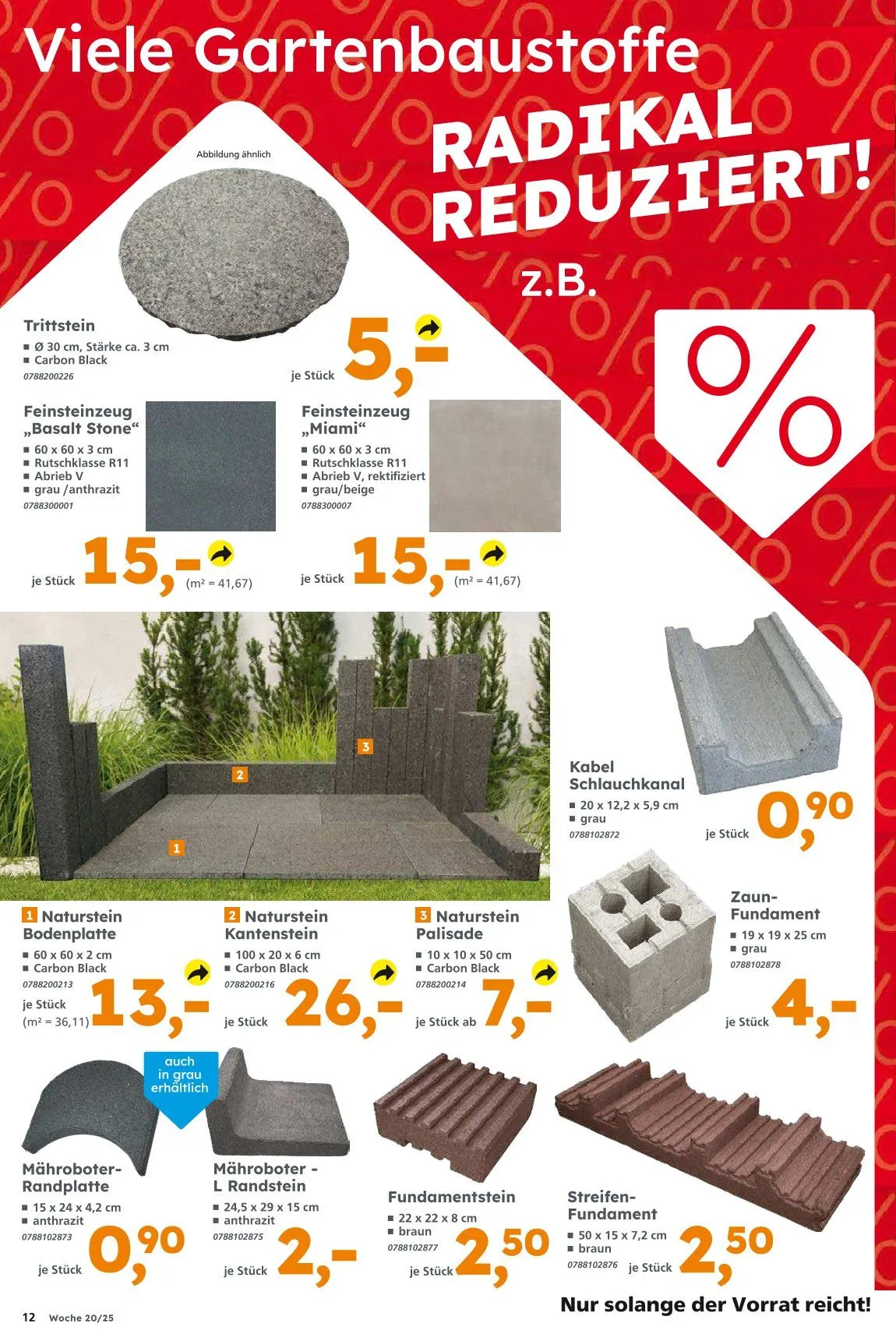 Globus Baumarkt Prospekt von 11. Mai bis 17. Mai 2025 - Prospekt seite 12