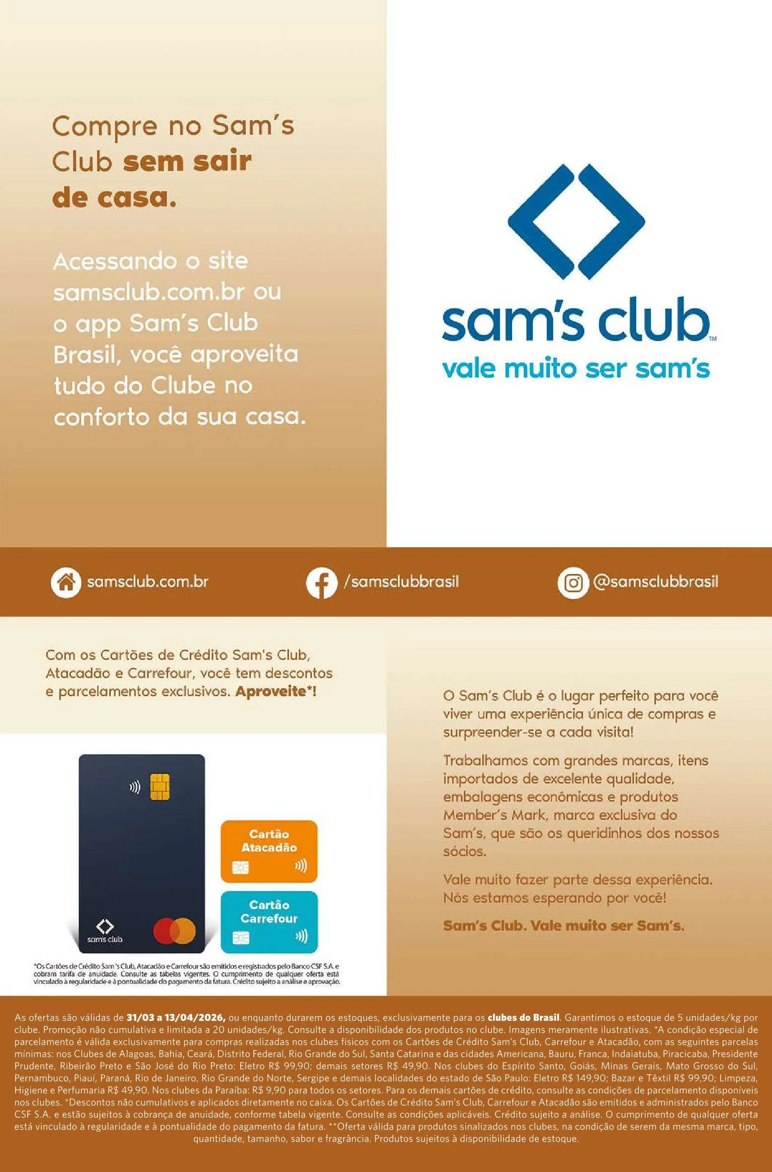 Encarte de Sam's Club 31 de março até 13 de abril 2026 - Pagina 12