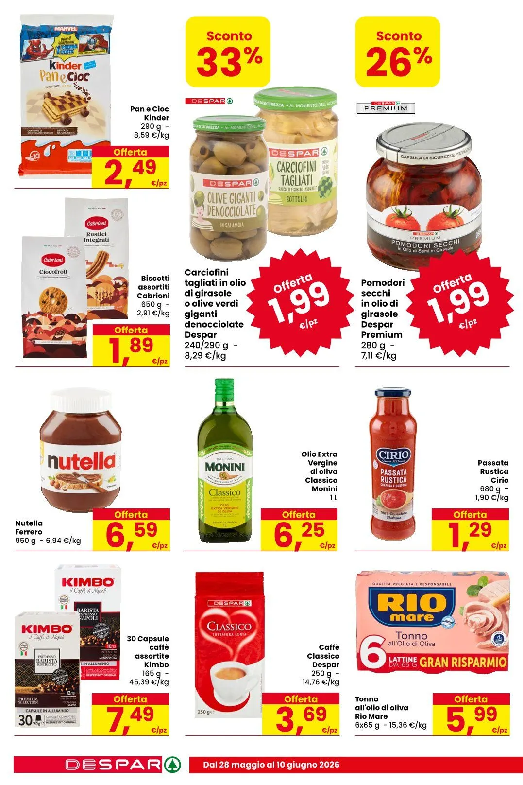 Volantini Despar da 28 maggio a 10 luglio di 2026 - Pagina del volantino 12