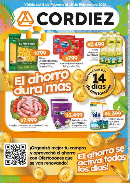 Ofertas de Ofertas Cordiez 5 de febrero al 18 de febrero 2026 - Página 12 del catálogo