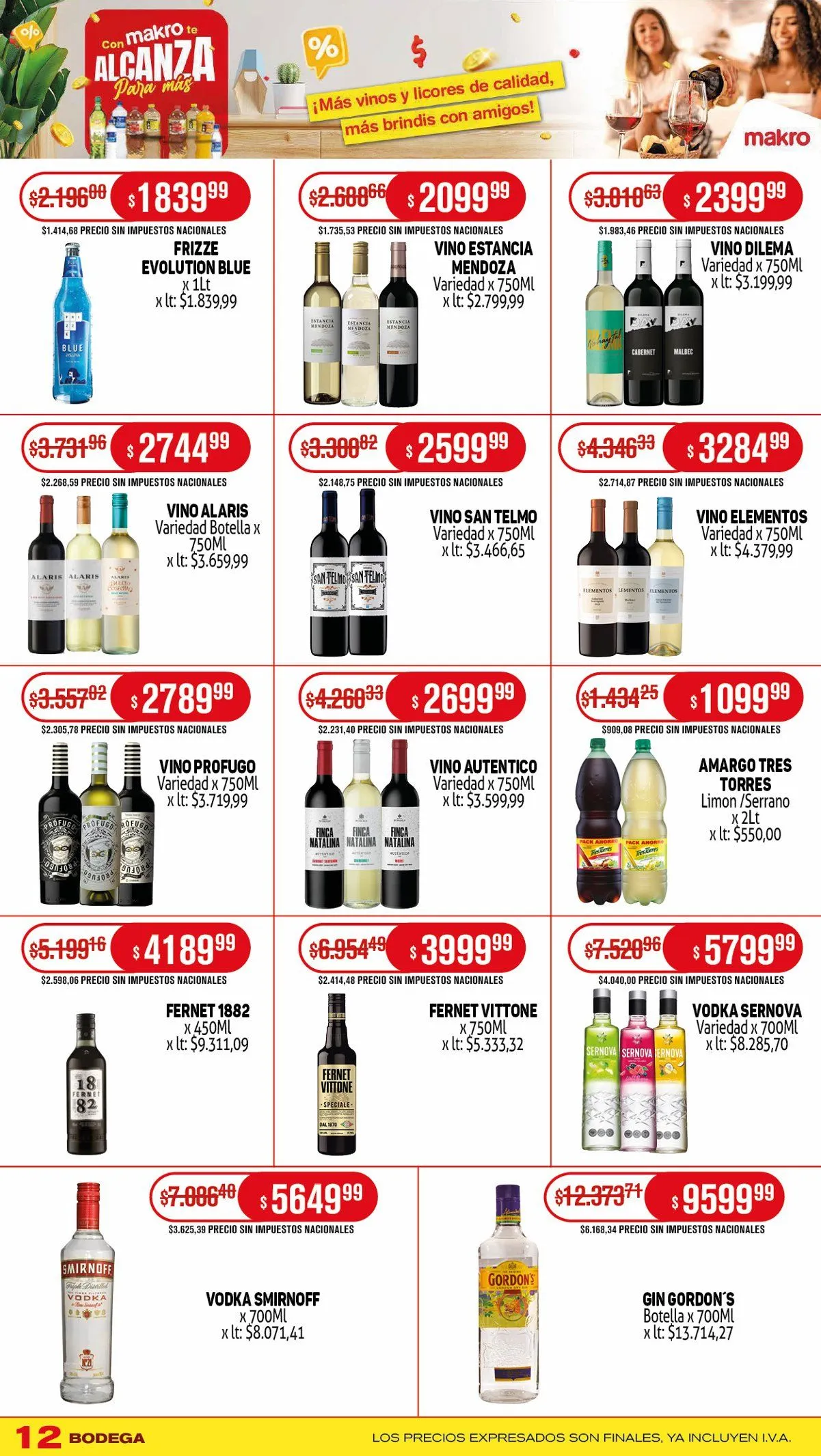 Ofertas de Makro Ofertas 3 de abril al 9 de abril 2025 - Página 12 del catálogo