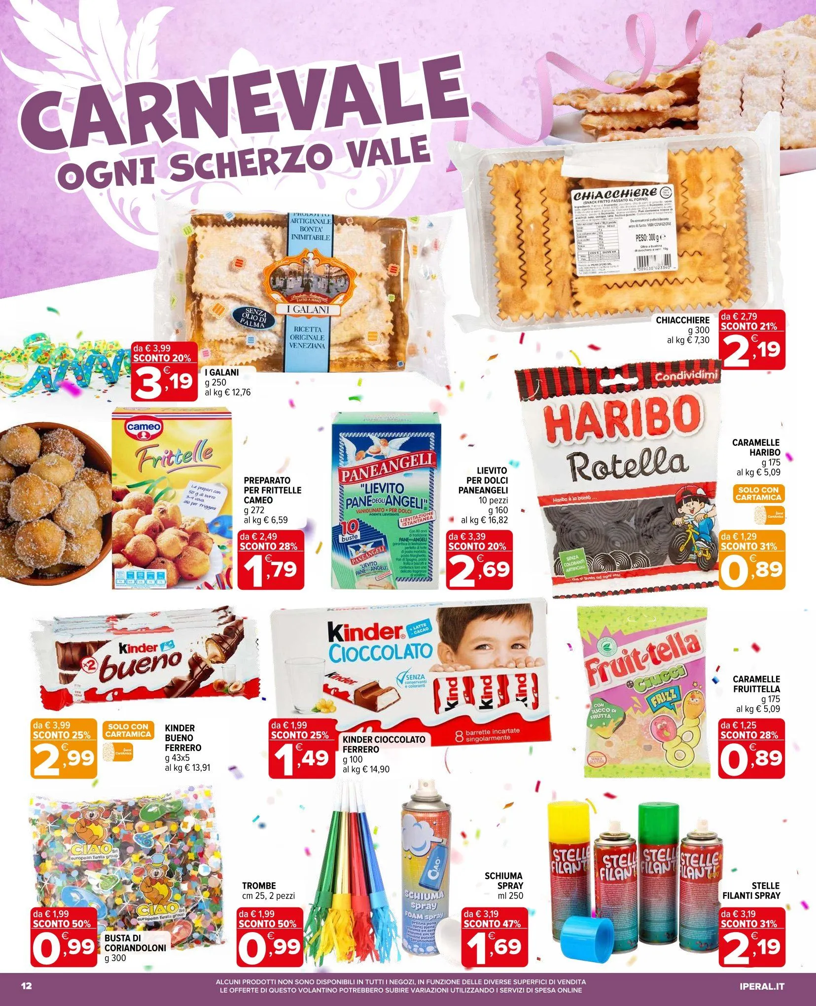 Volantini Iperal da 4 febbraio a 17 febbraio di 2026 - Pagina del volantino 12