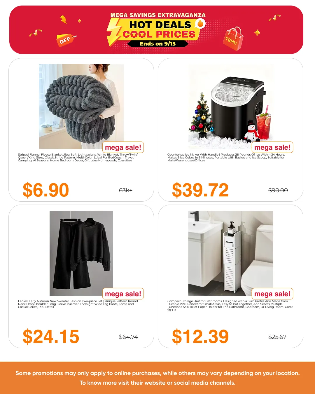 Weekly ad Temu Sales from December 18 to January 7 2026 - Page 12