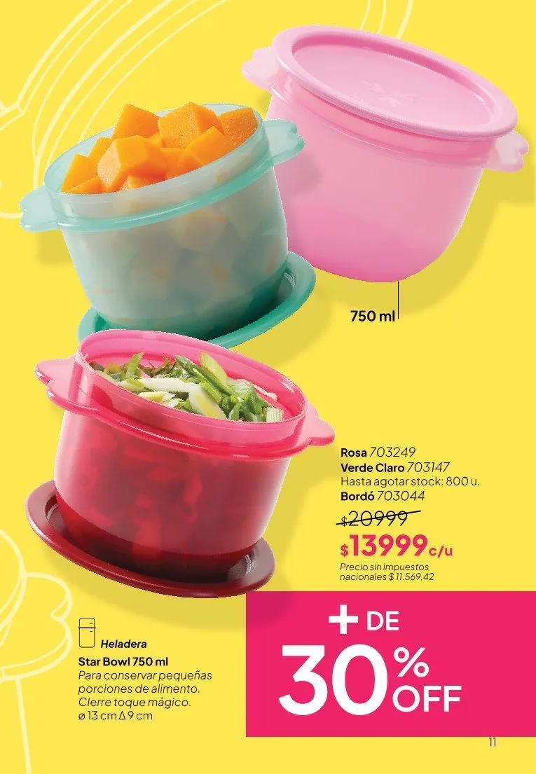 Ofertas de  Ofertas Tupperware  9 de junio al 30 de junio 2026 - Página 12 del catálogo