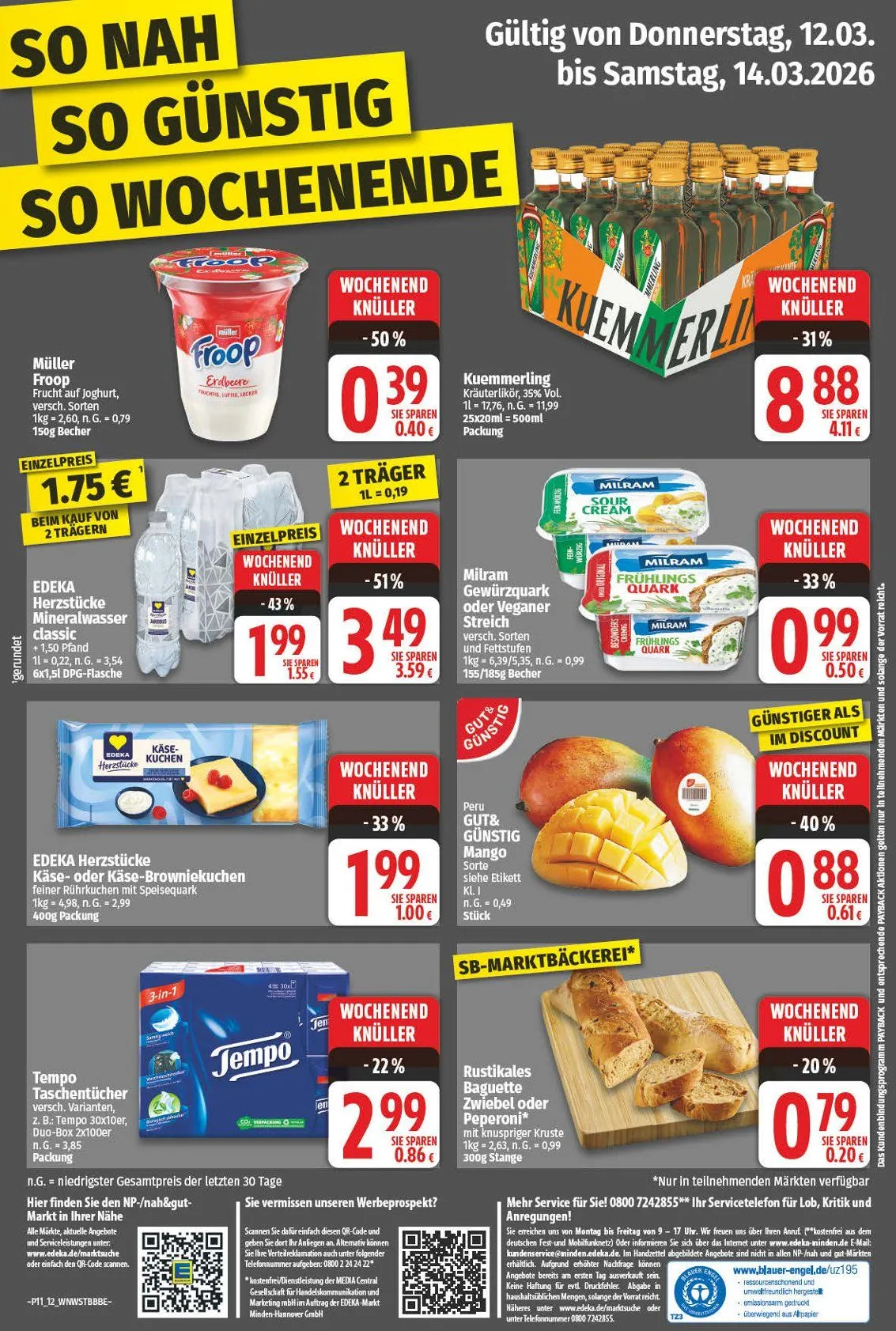 NP Discount Rabatte von 9. März bis 14. März 2026 - Prospekt seite 12