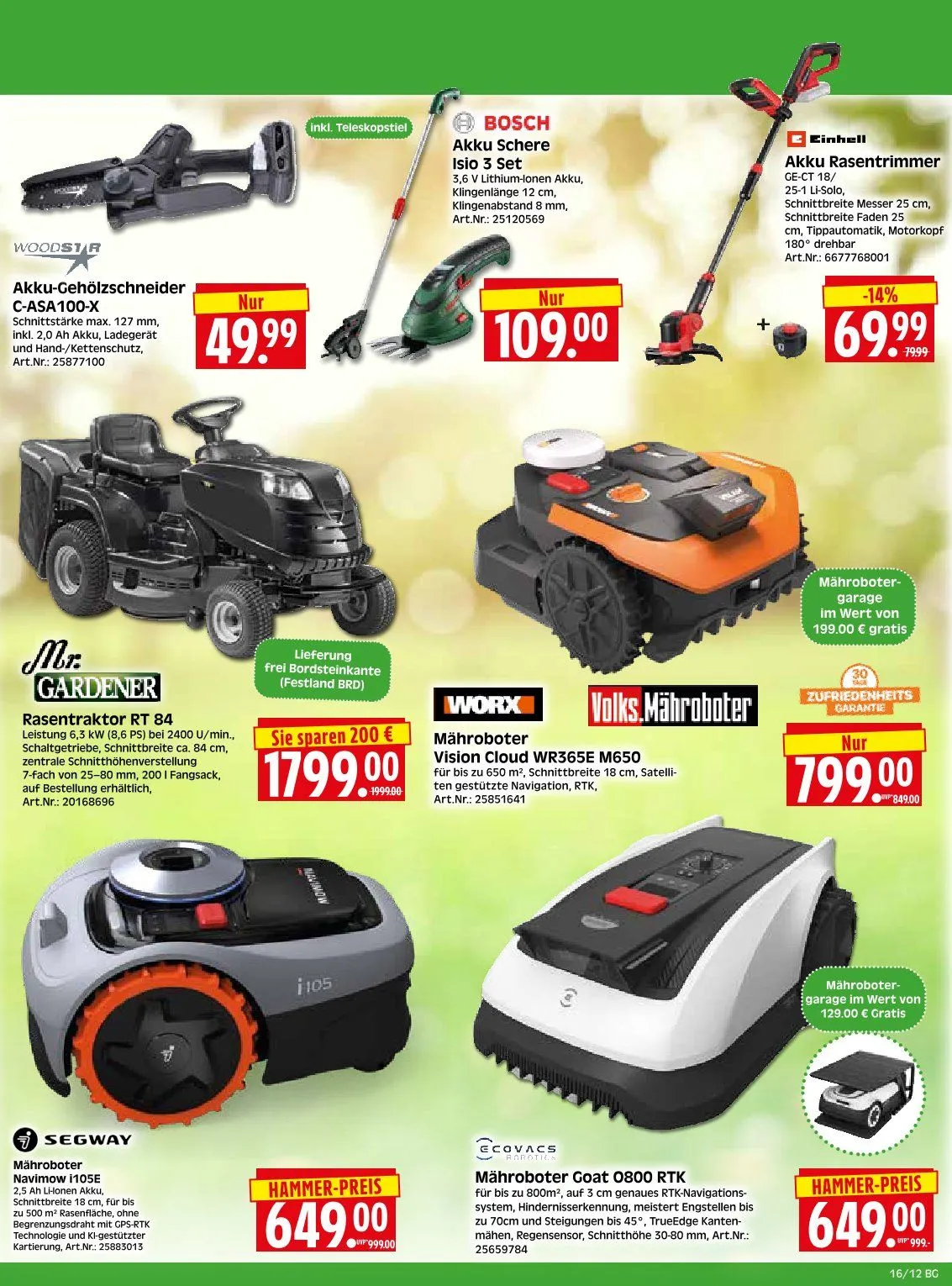 Herkules Baumarkt Prospekte von 13. April bis 18. April 2026 - Prospekt seite 12