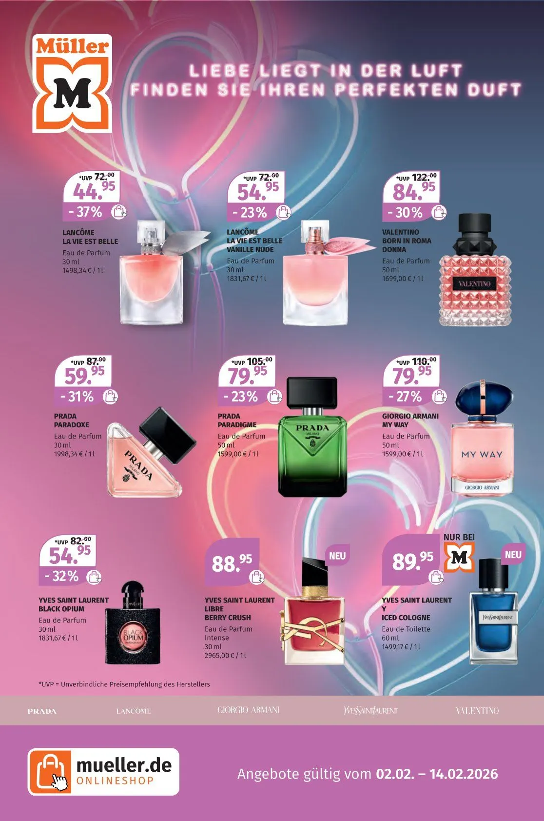 Müller Prospekte von 2. Februar bis 14. Februar 2026 - Prospekt seite 12