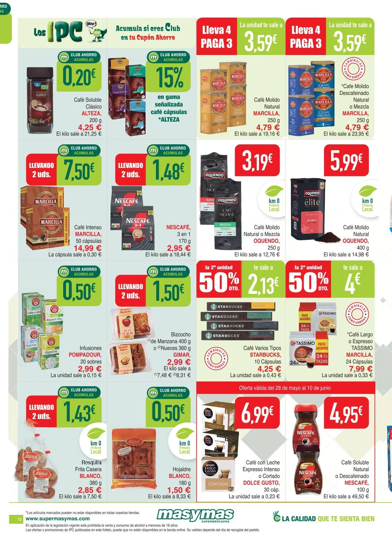 Catálogo de Supermercados masymas Ofertas 28 de mayo al 24 de junio 2026 - Página 12