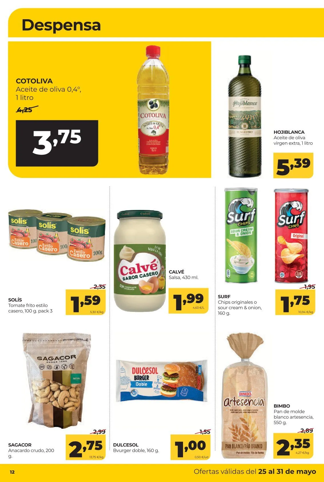 Catálogo de Alimerka Ofertas 25 de mayo al 31 de mayo 2026 - Página 12