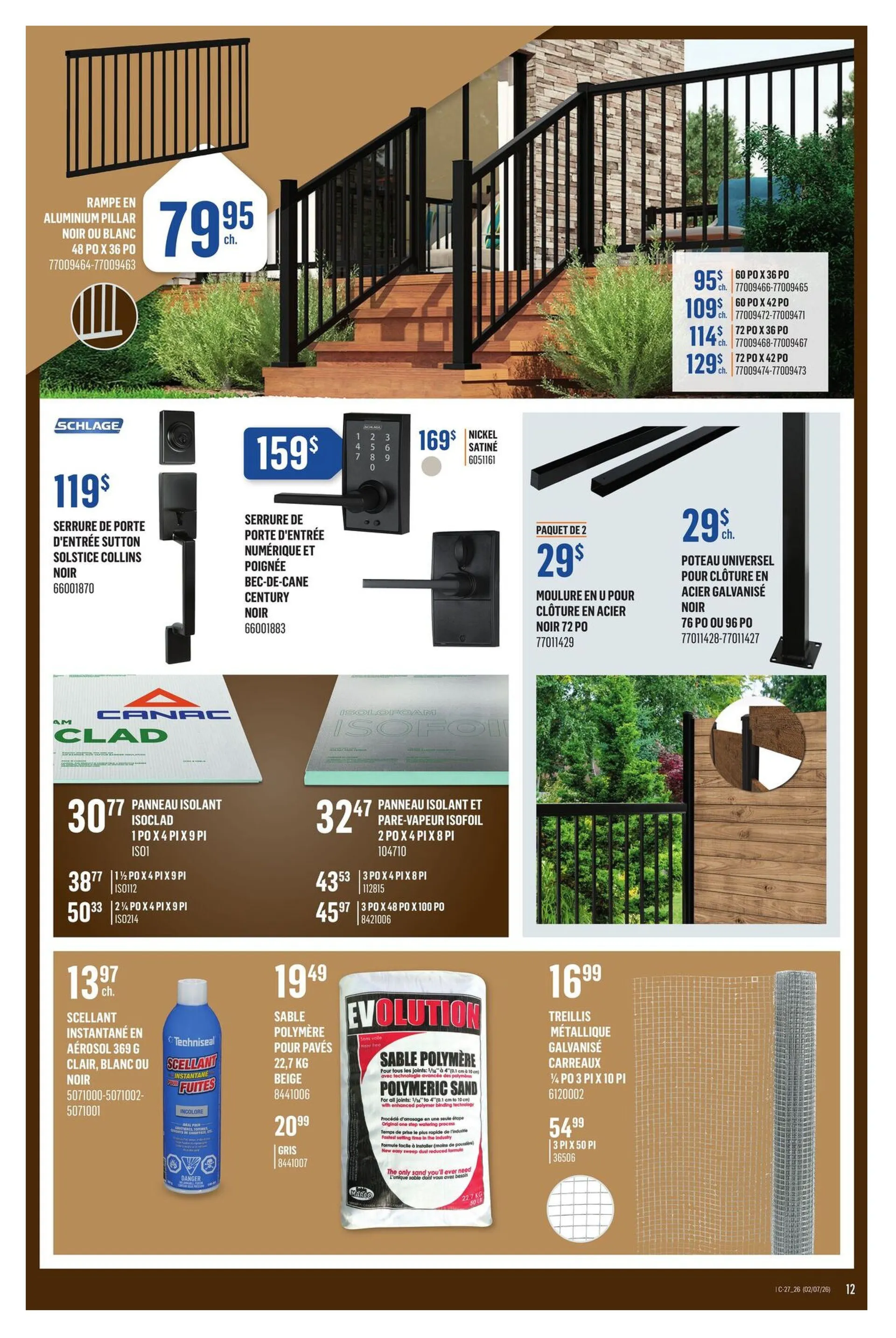 Canac Sales from July 2 to July 8 2026 - flyer page 12