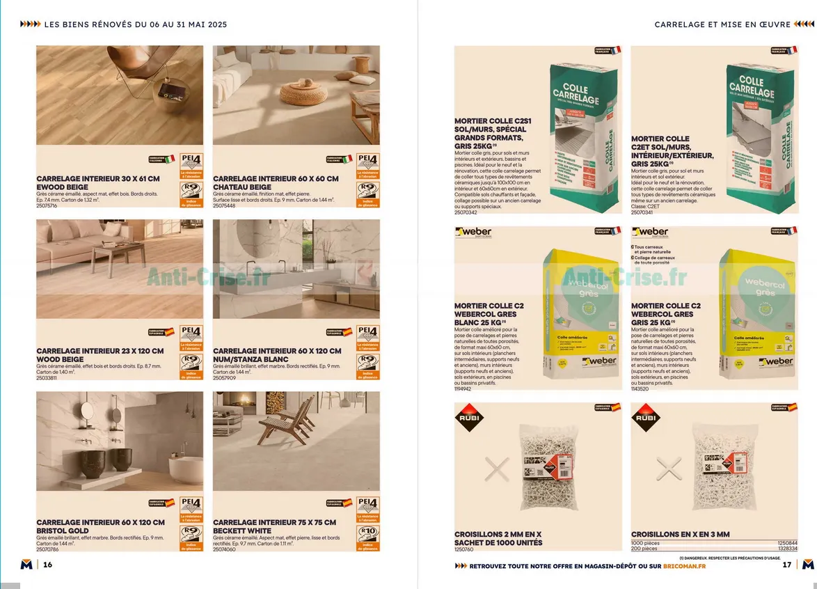 Catalogues Bricoman du 6 mai au 31 mai 2026 - Catalogue page 12