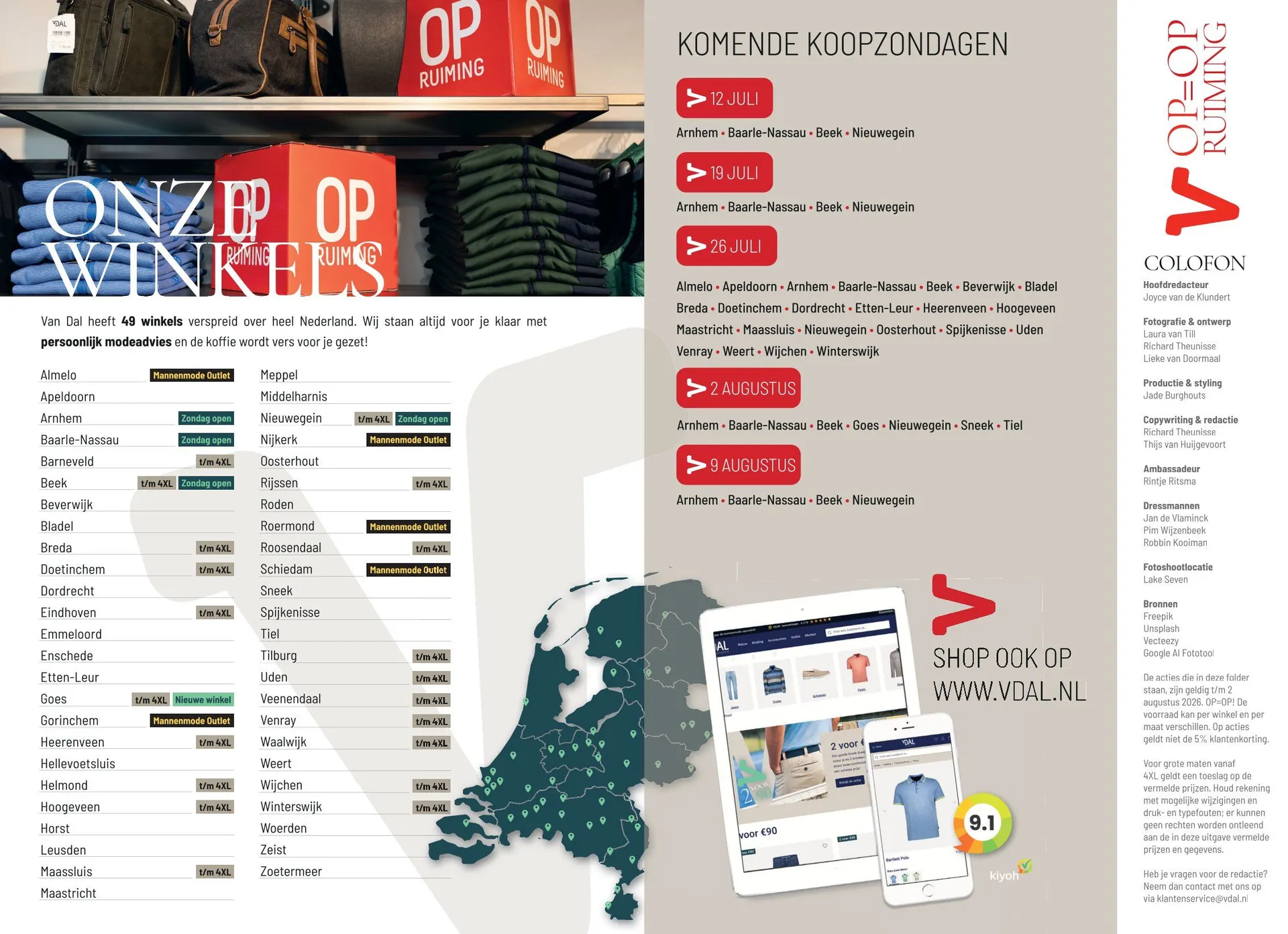 Van Dal Mannenmode van 24 juli tot 8 augustus 2026 - Folder pagina 12
