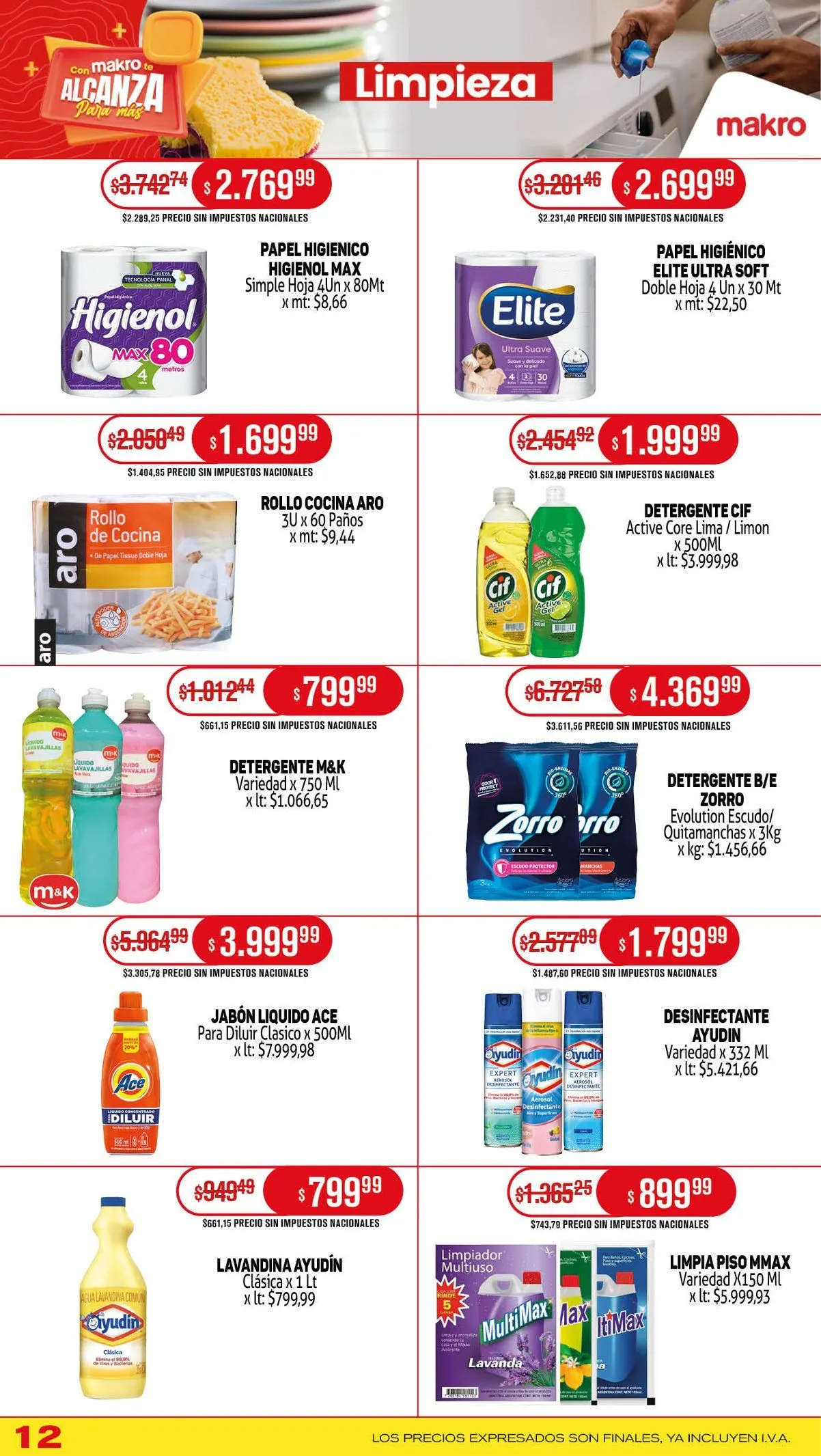 Ofertas de Ofertas Makro Sales 3 de julio al 9 de julio 2025 - Página 12 del catálogo