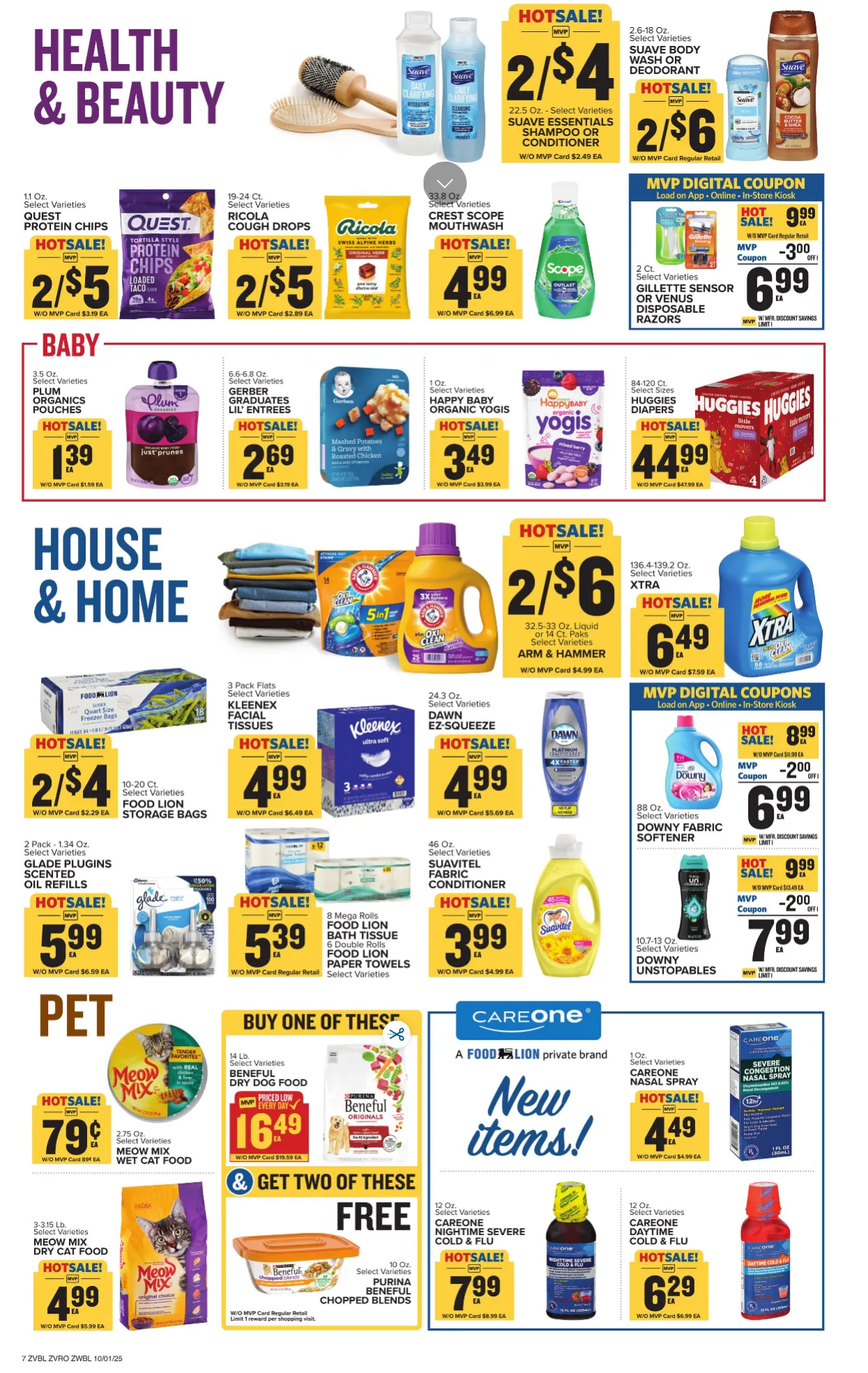 Weekly promotion Food Lion Sales spanning from October 1 to October 7 2025 - Page 12 for Catalogue 365