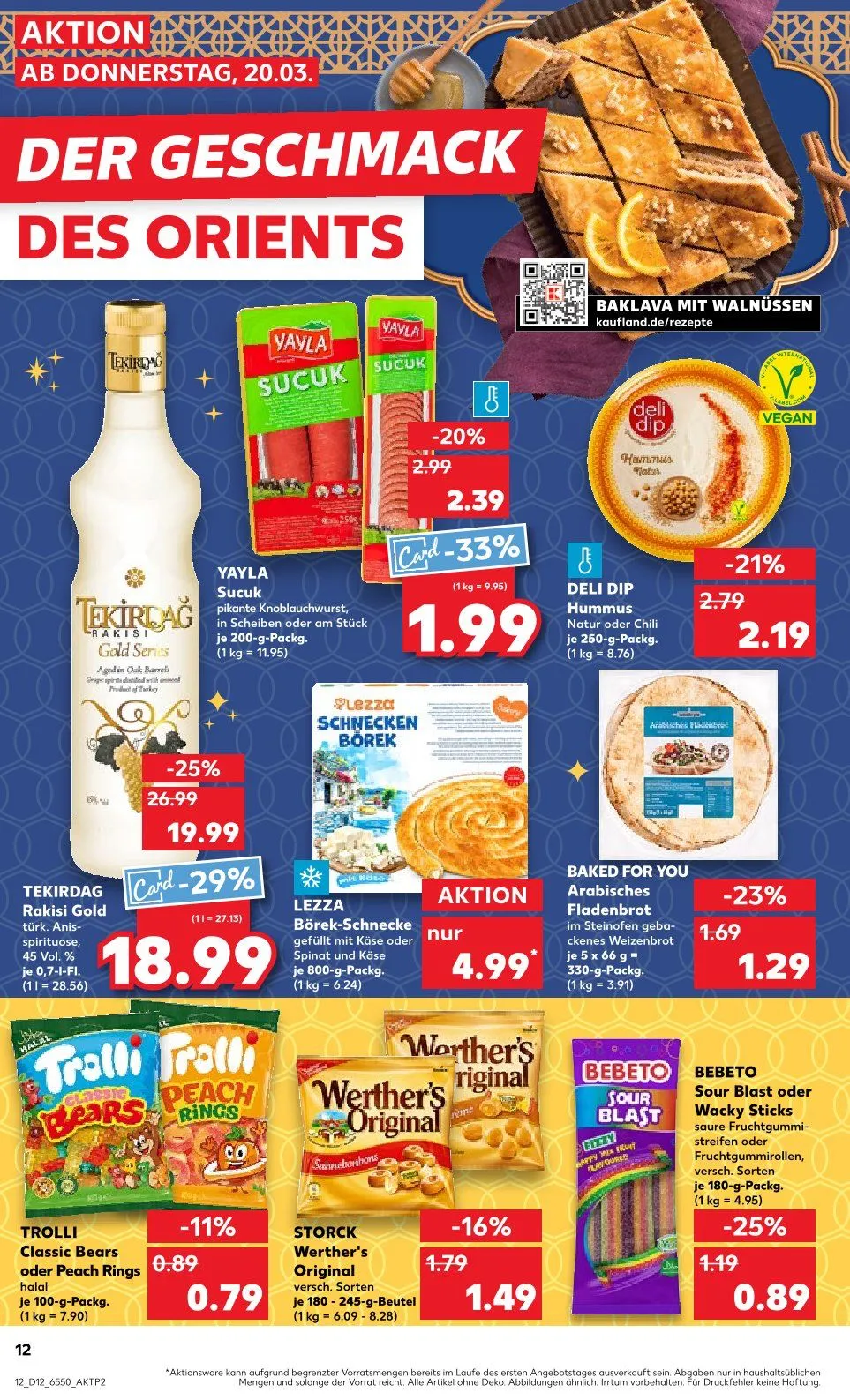 Kaufland Prospekt von 20. März bis 26. März 2025 - Prospekt seite 12