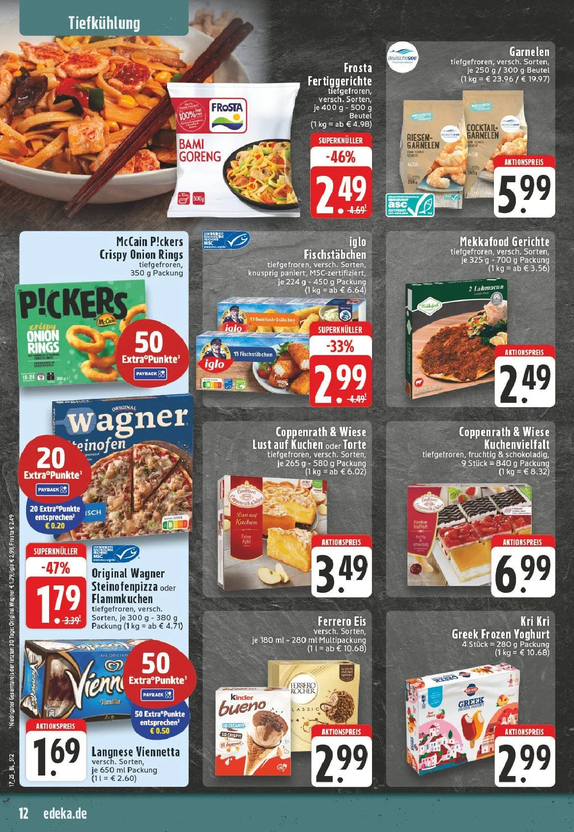 Edeka Prospekt von 21. April bis 26. April 2025 - Prospekt seite 12