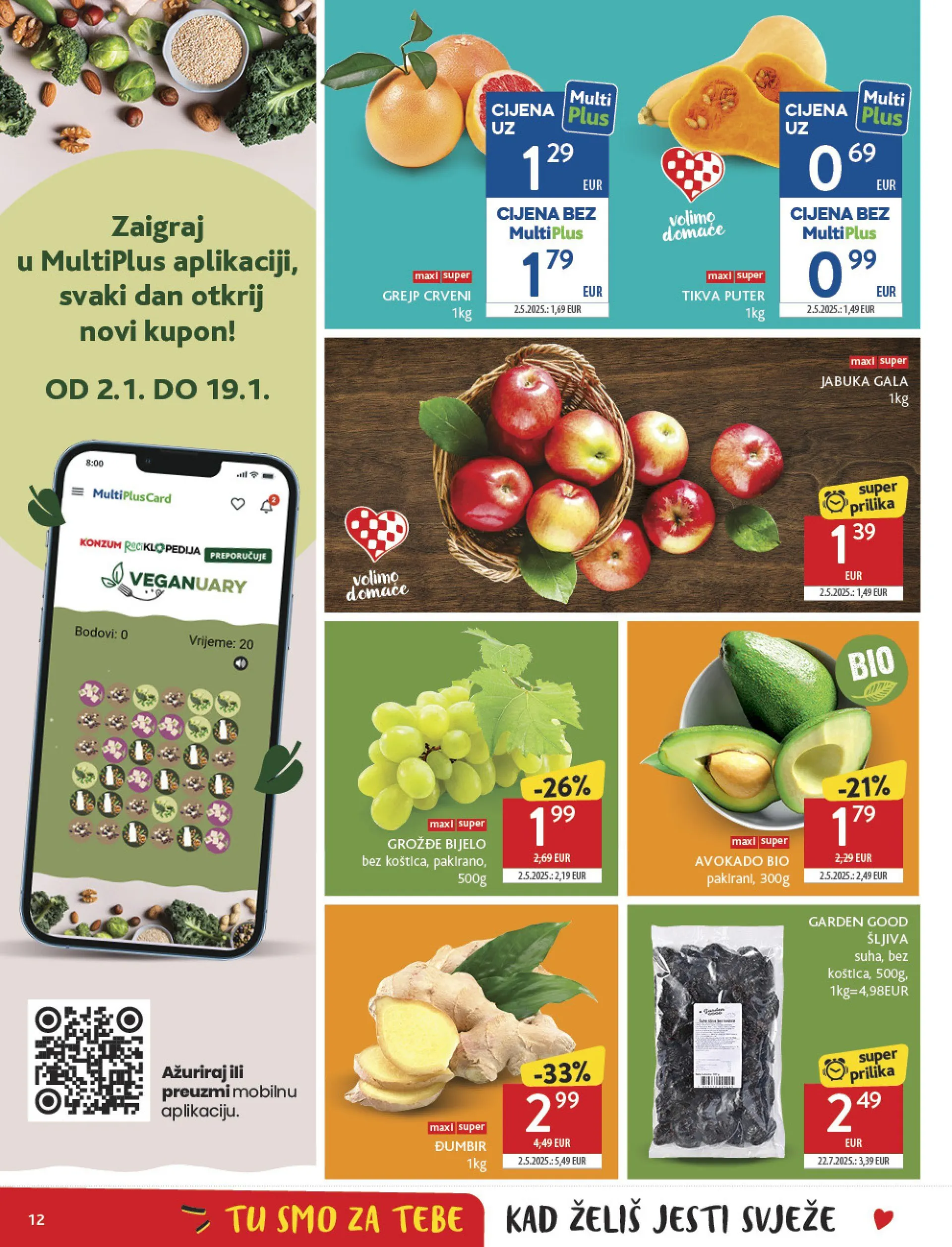 Katalog Konzum od 7. siječnja do 13. siječnja 2026. - Pregled Stranica 12