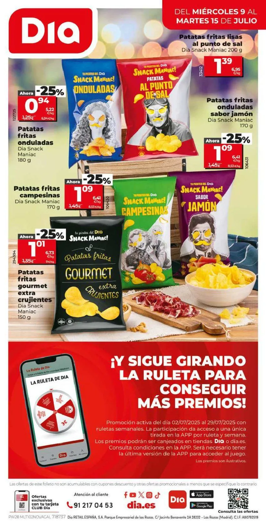Catálogo de Dia Últimas ofertas 9 de julio al 15 de julio 2025 - Página 12