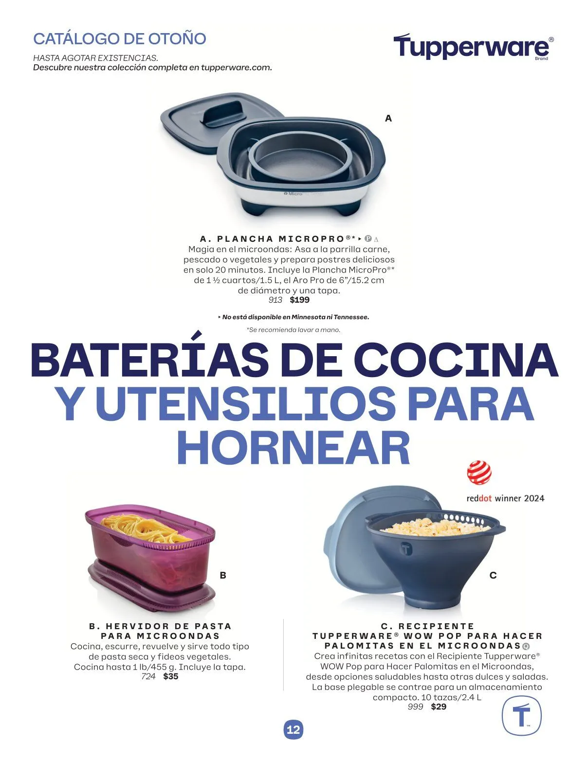 Catálogo de Tupperware  ofertas 1 de septiembre al 31 de diciembre 2025 - Pagina 12