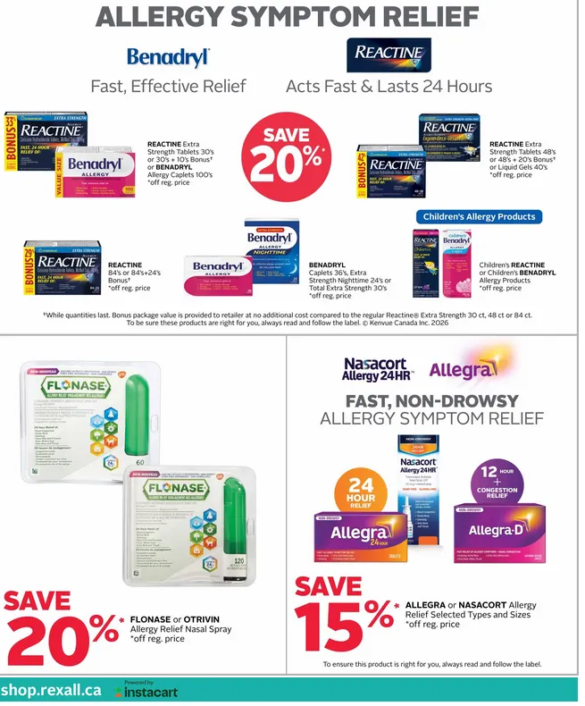 Rexall  Sales from May 8 to May 14 2026 - flyer page 12