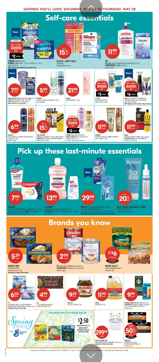 Shoppers Drug Mart Sales from May 23 to May 28 2026 - flyer page 12