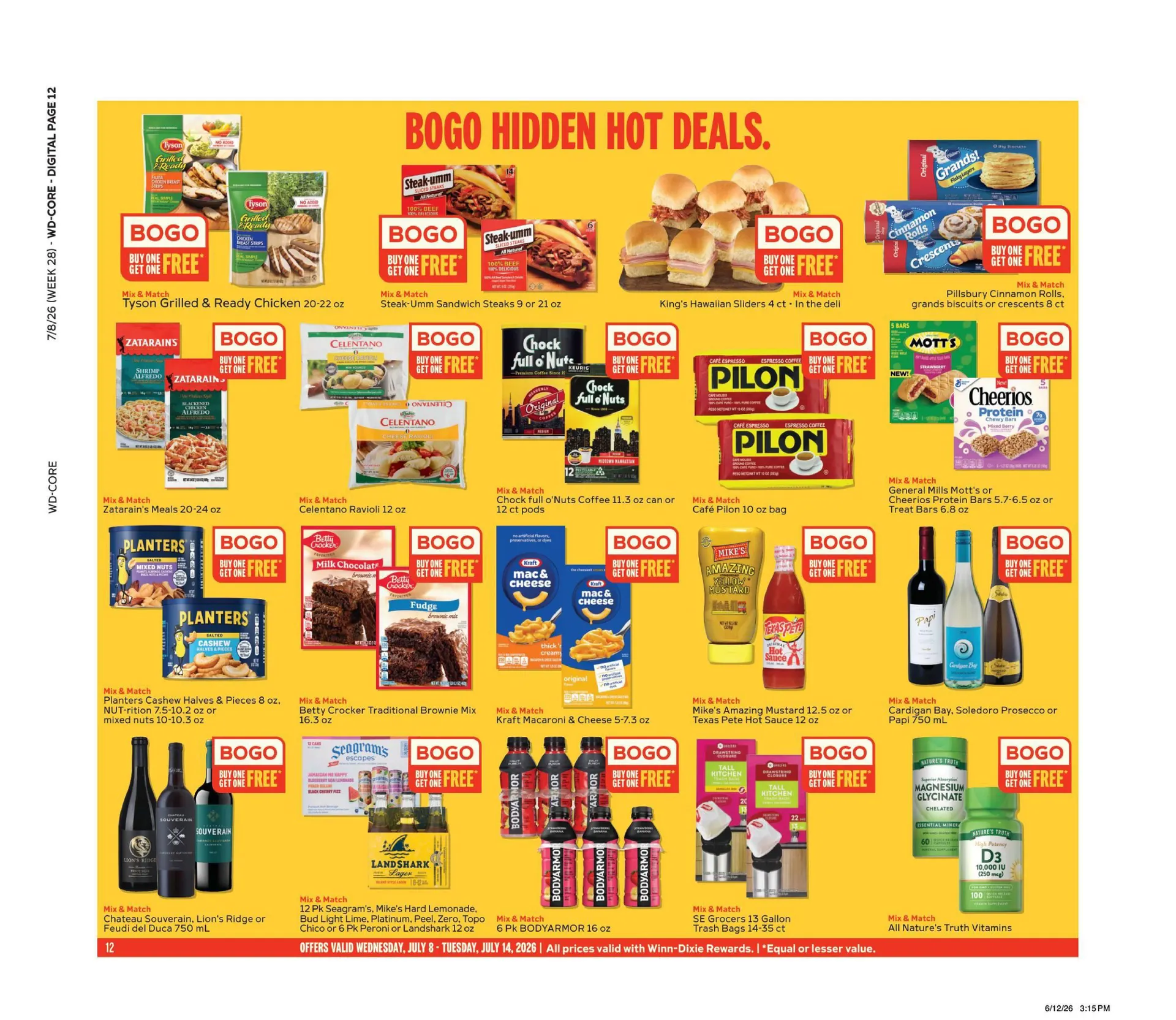 Weekly ad Winn Dixie Sales from July 8 to July 14 2026 - Page 12
