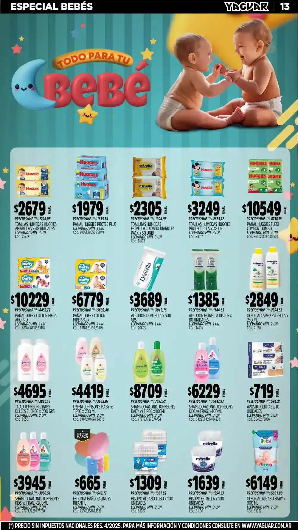 Ofertas de Ofertas Yaguar 30 de junio al 5 de julio 2025 - Página 11 del catálogo