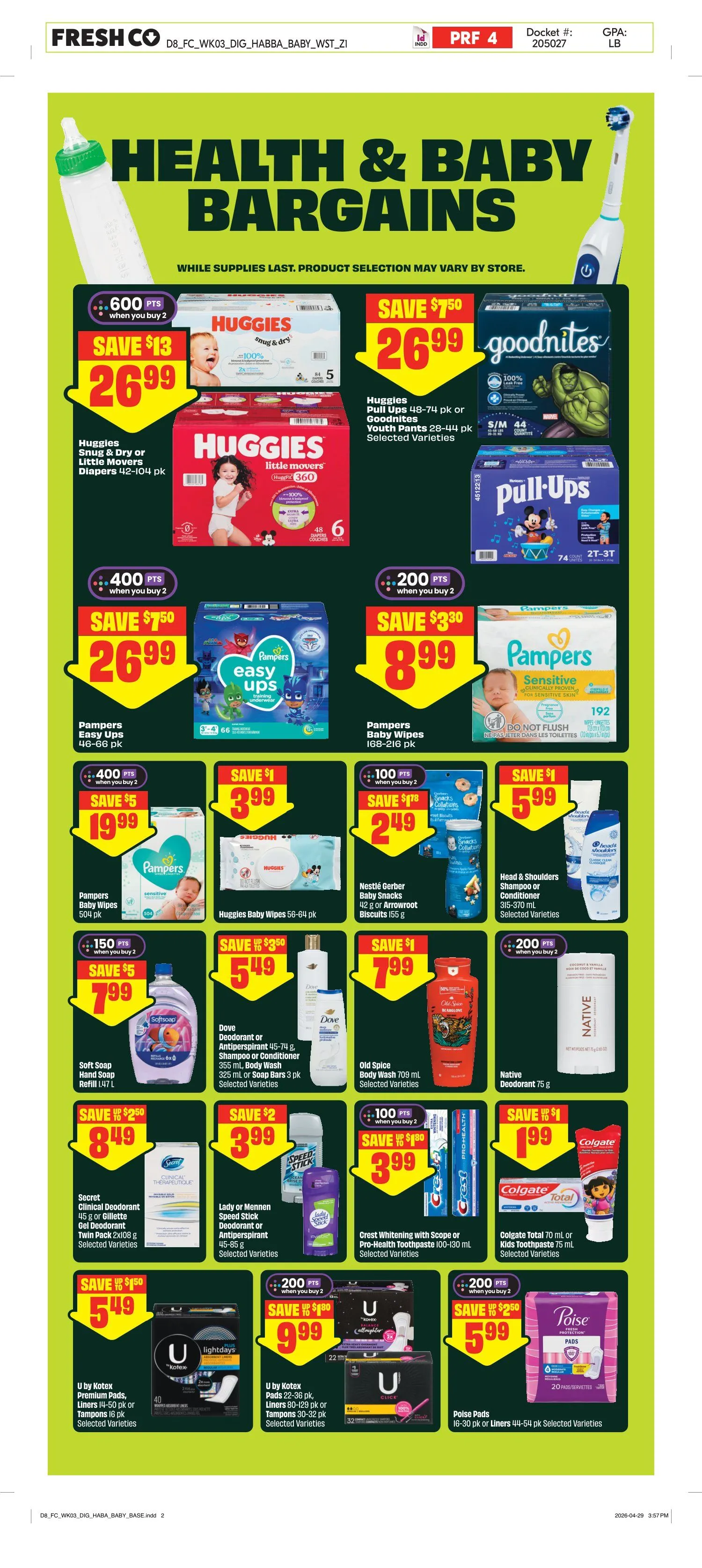 FreshCo. Sales from May 18 to May 23 2026 - flyer page 12