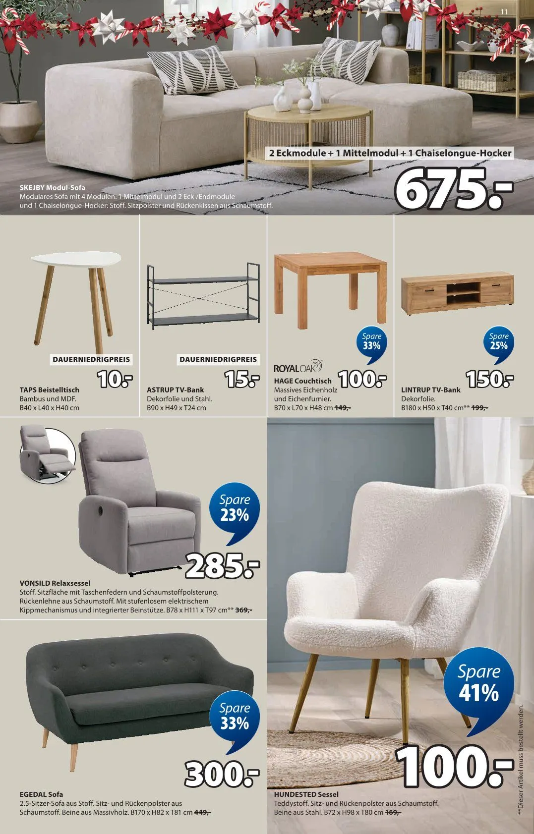 JYSK Angebote von 19. Oktober bis 29. November 2025 - Prospekt seite 11
