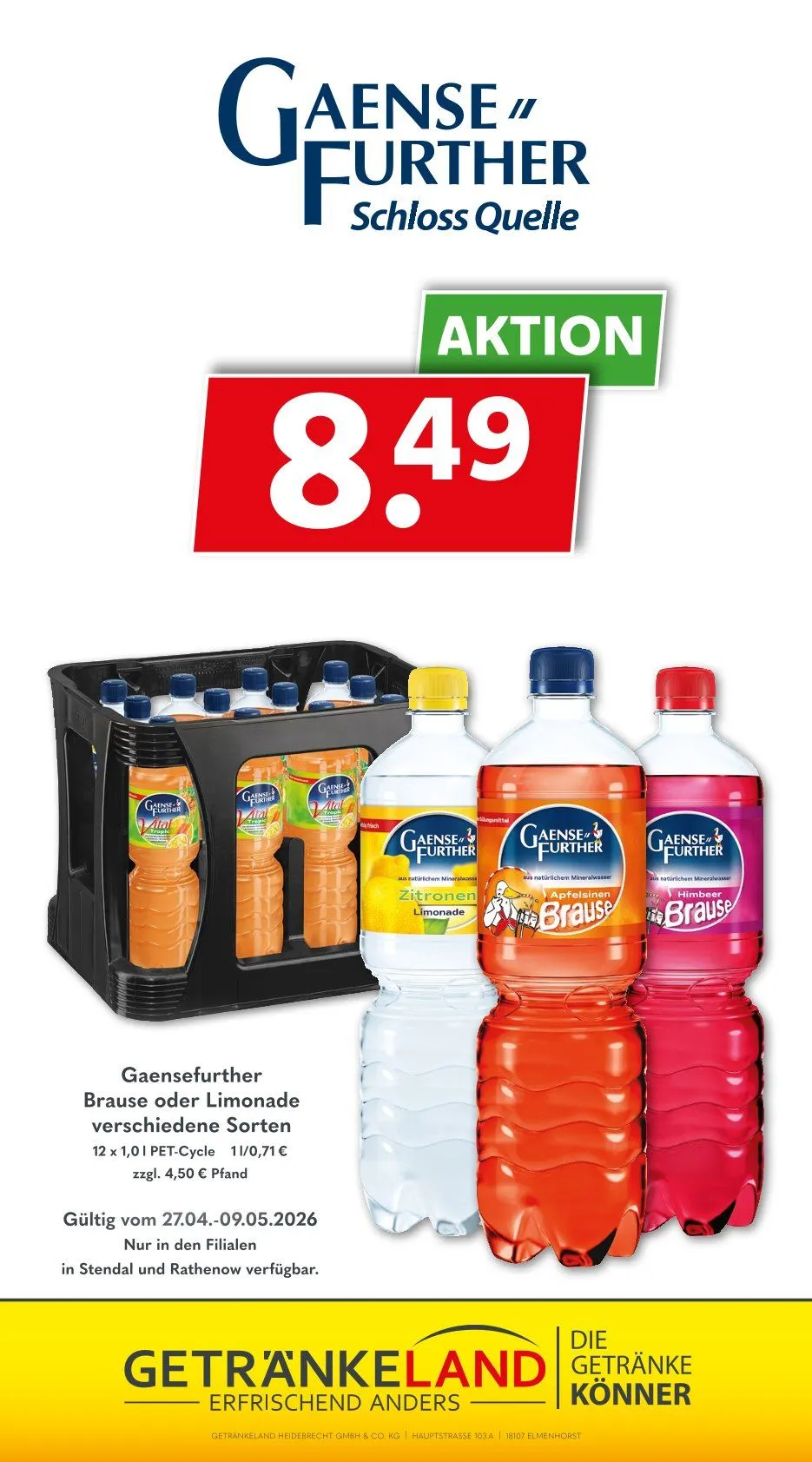 Getränkeland Angebote von 27. April bis 9. Mai 2026 - Prospekt seite 12