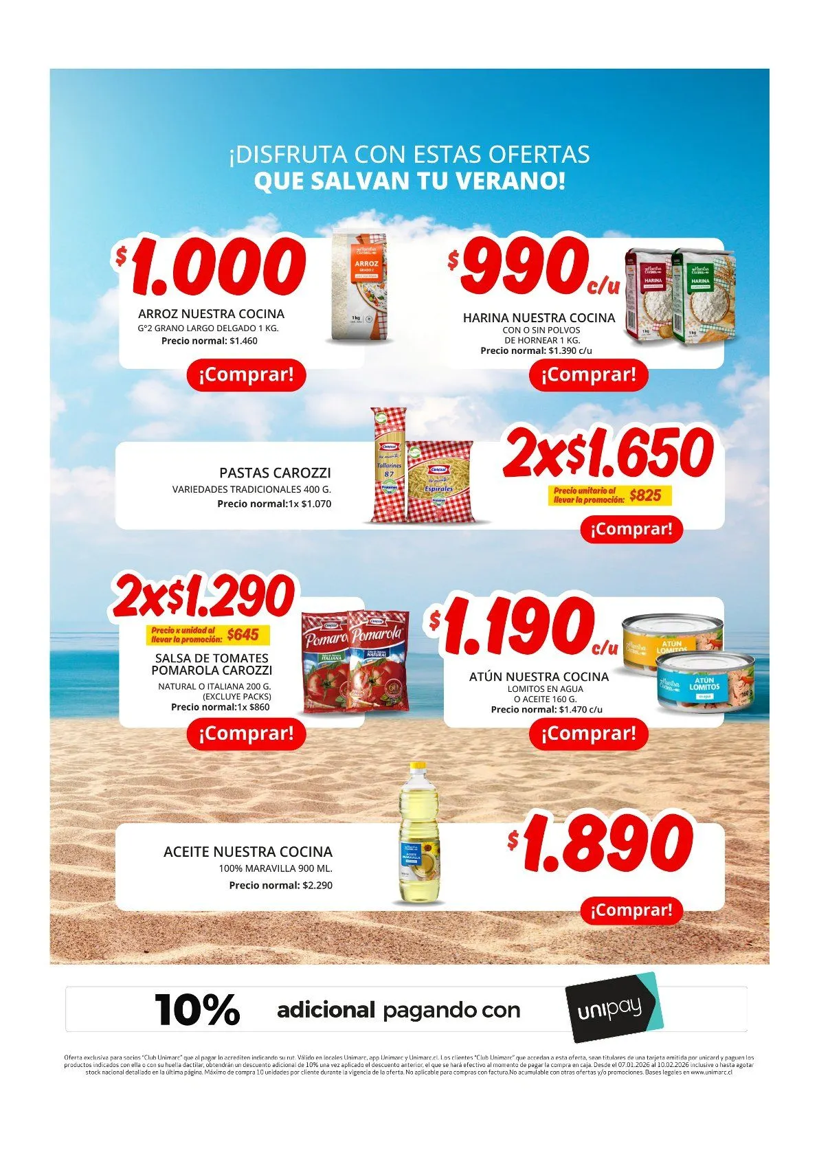 Catálogo de Ofertas en Unimarc 1 de enero al 31 de enero 2026 - Página 12