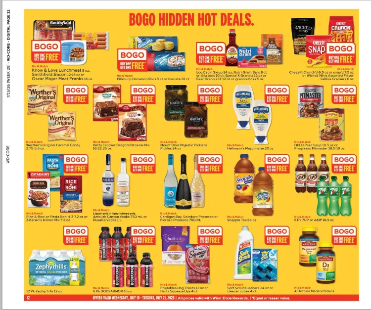 Weekly ad  Winn Dixie Sales from July 15 to July 21 2026 - Page 12