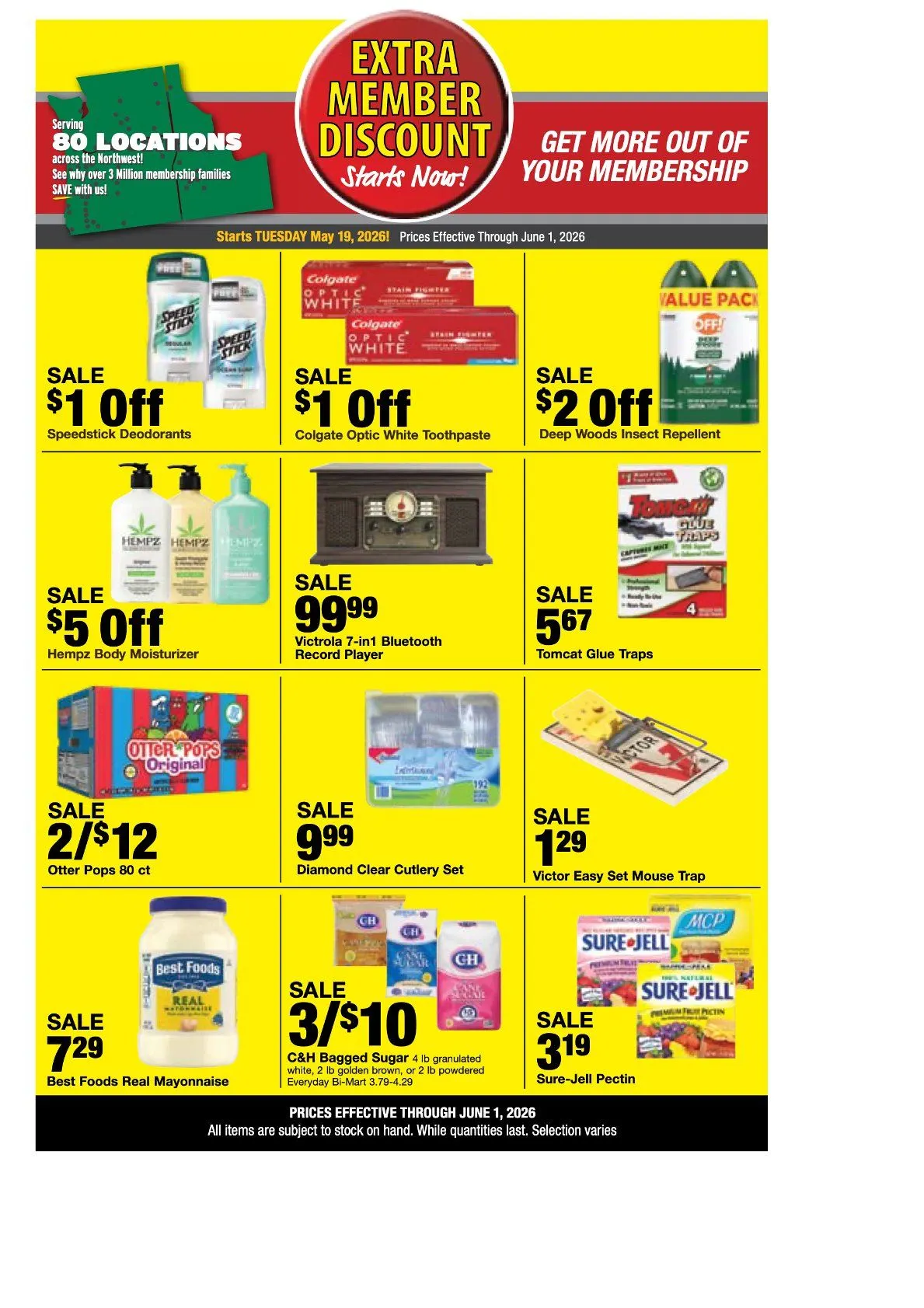 Weekly promotion Bi-Mart Sales spanning from May 19 to June 1 2026 - Page 12 for Catalogue 365