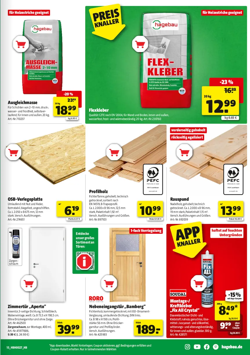 Hagebaumarkt Prospekte von 27. Juni bis 4. Juli 2026 - Prospekt seite 12