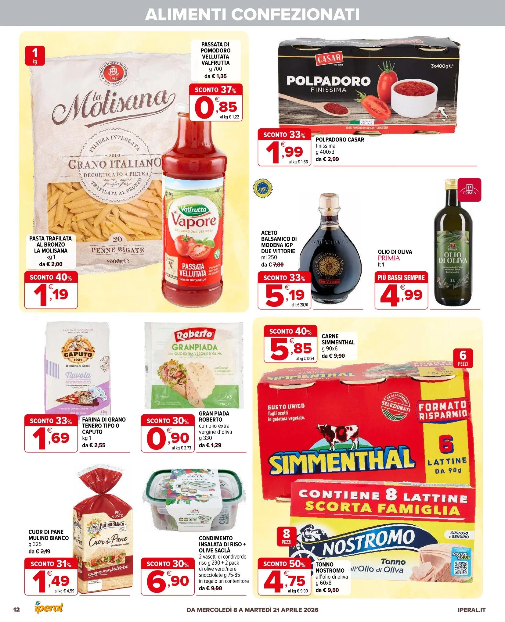 Volantini Iperal da 8 aprile a 21 aprile di 2026 - Pagina del volantino 12