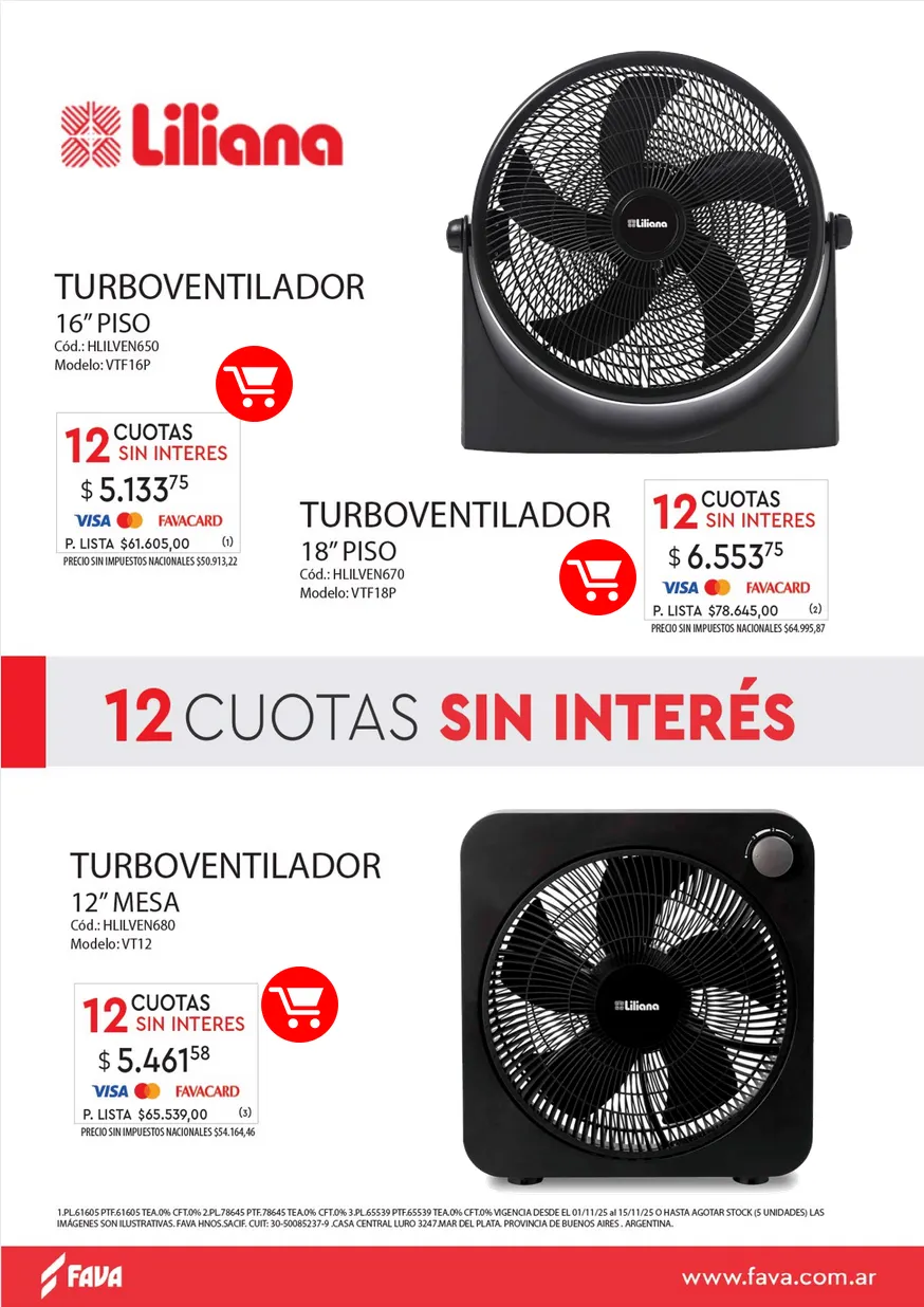 Ofertas de FAVA Ofertas 1 de noviembre al 30 de noviembre 2025 - Página 12 del catálogo