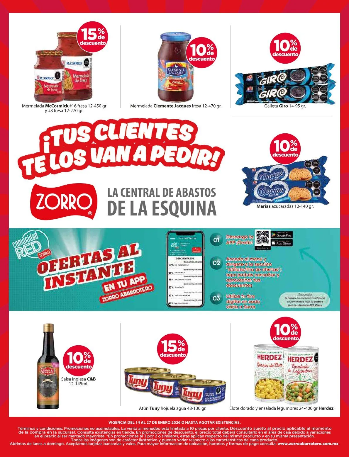 Catálogo de Zorro catálogos y ofertas 14 de enero al 27 de enero 2026 - Pagina 12