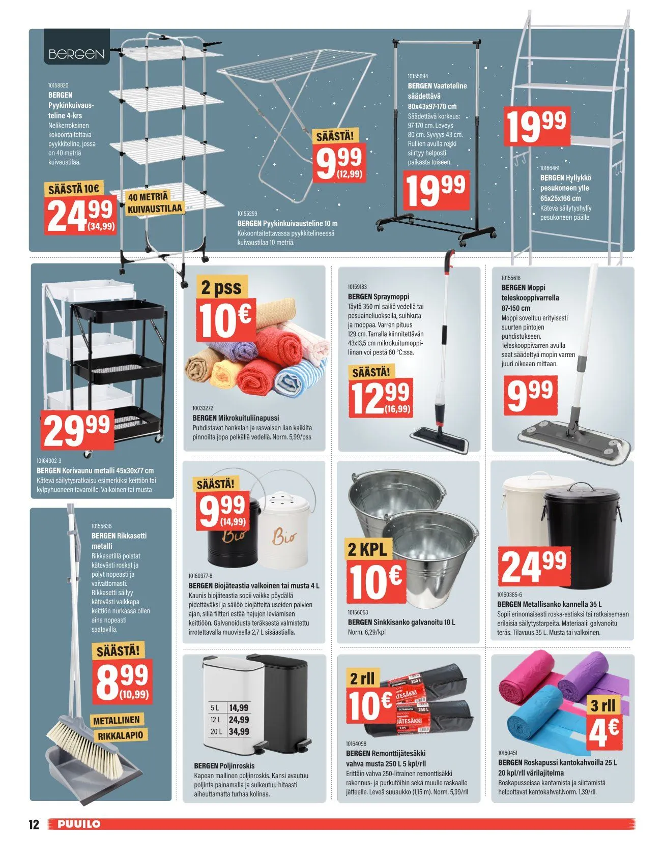 Kaupan Puuilo  voimassa alkaen 5. tammikuuta - 25. tammikuuta 2026 - Tarjouslehti sivu 12