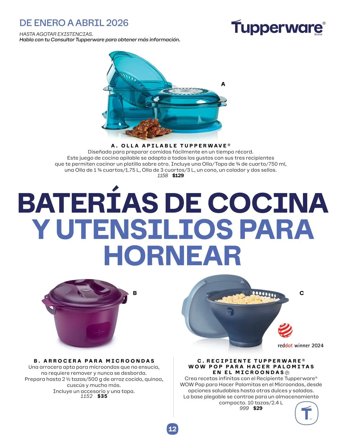 Tupperware Catalogue du 1 avril au 30 avril 2026 - Catalogue page 12