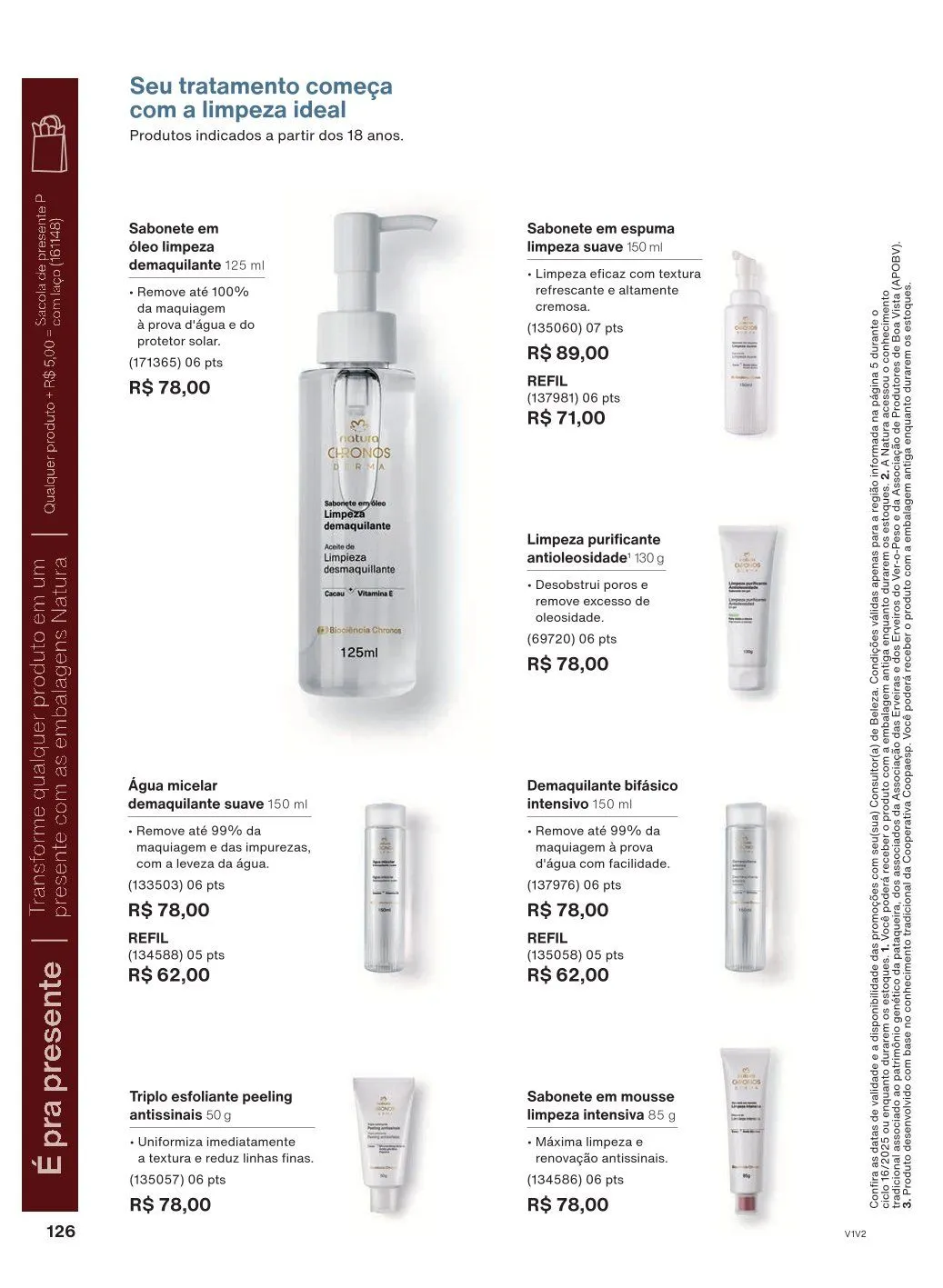 Encarte de Natura Ofertas 1 de outubro até 31 de outubro 2025 - Pagina 126