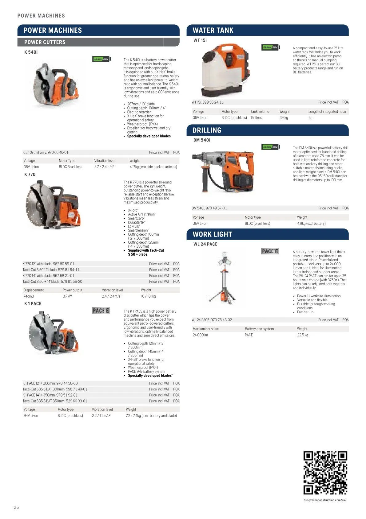 Husqvarna catalogues von 13. Februar bis 28. Februar 2026 - Flugblätt seite 128