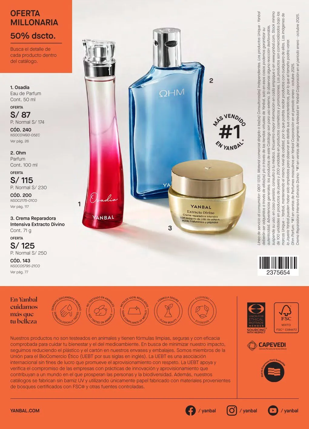 Catalogo de Yanbal Ofertas 28 de febrero al 27 de marzo 2026 - Pag 130