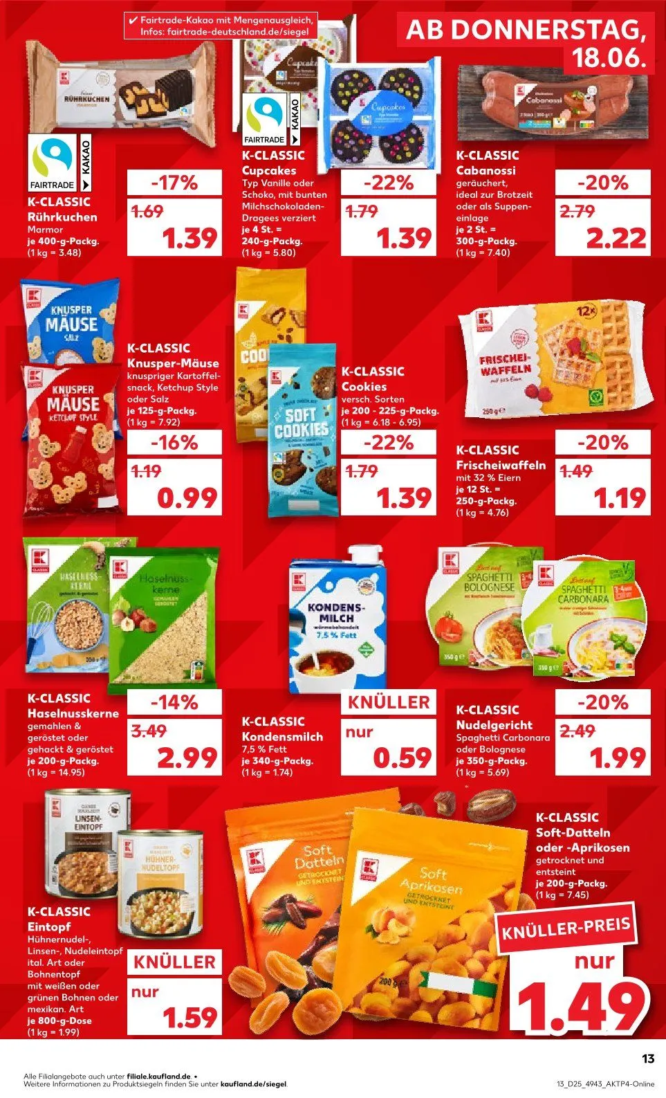 Kaufland Prospekte  von 18. Juni bis 24. Juni 2026 - Prospekt seite 13