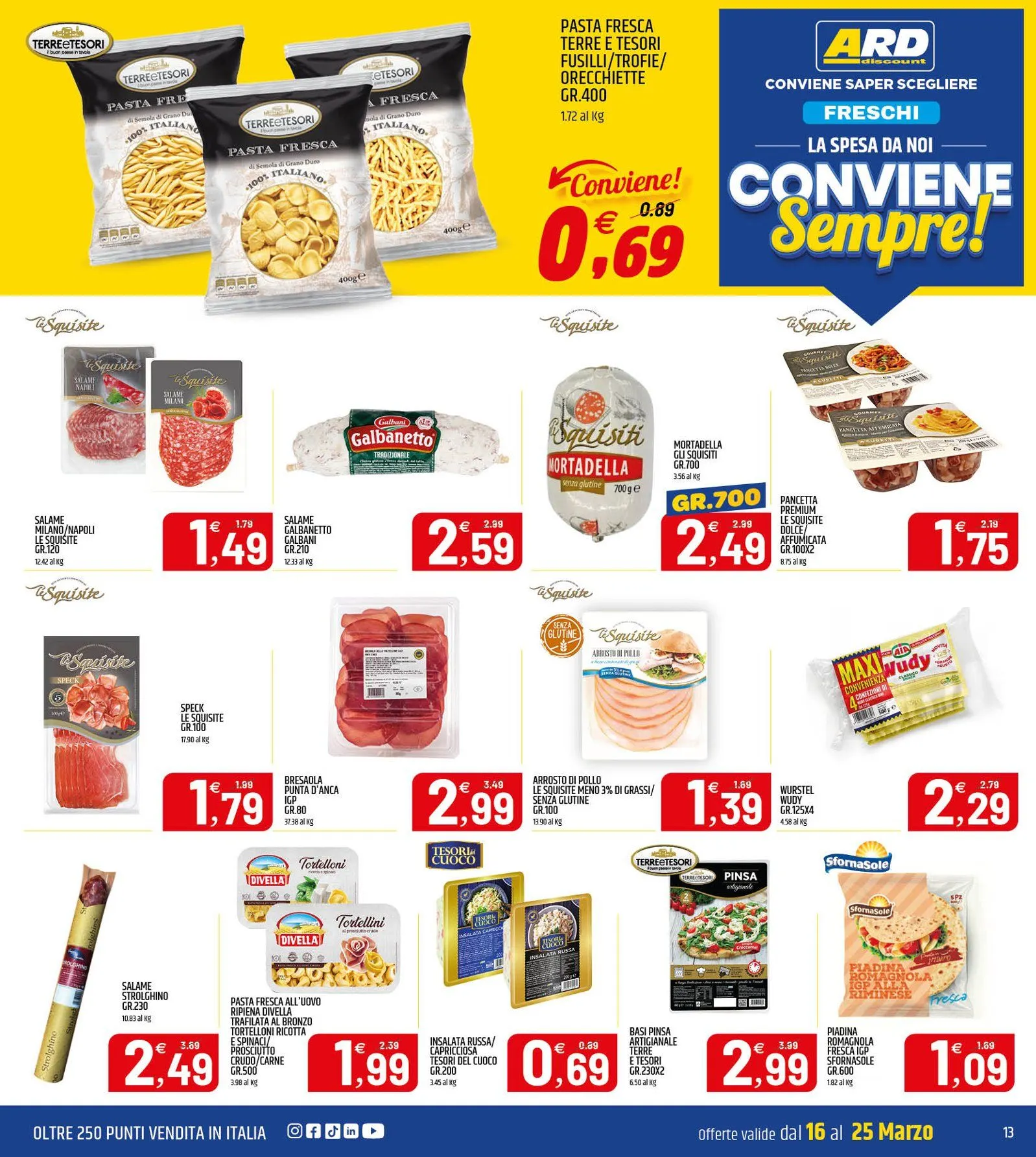 Volantini ARD Discount da 16 marzo a 25 marzo di 2026 - Pagina del volantino 13