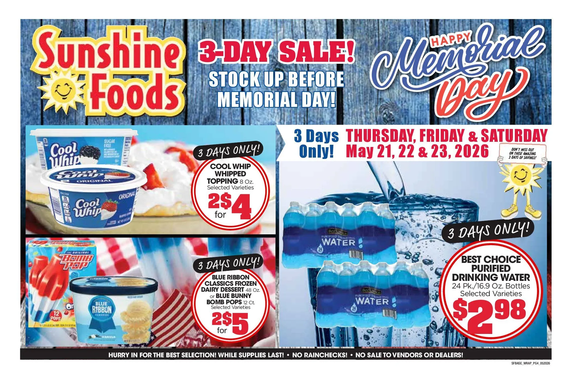 Weekly promotion Sunshine Foods weekly ads spanning from May 20 to May 26 2026 - Page 11 for Catalogue 365