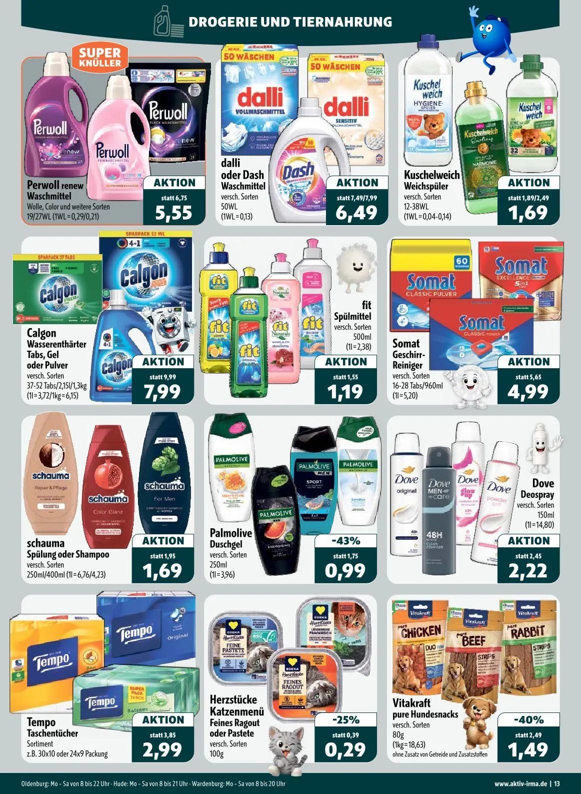  Aktiv Irma Angebote von 13. April bis 18. April 2026 - Prospekt seite 13