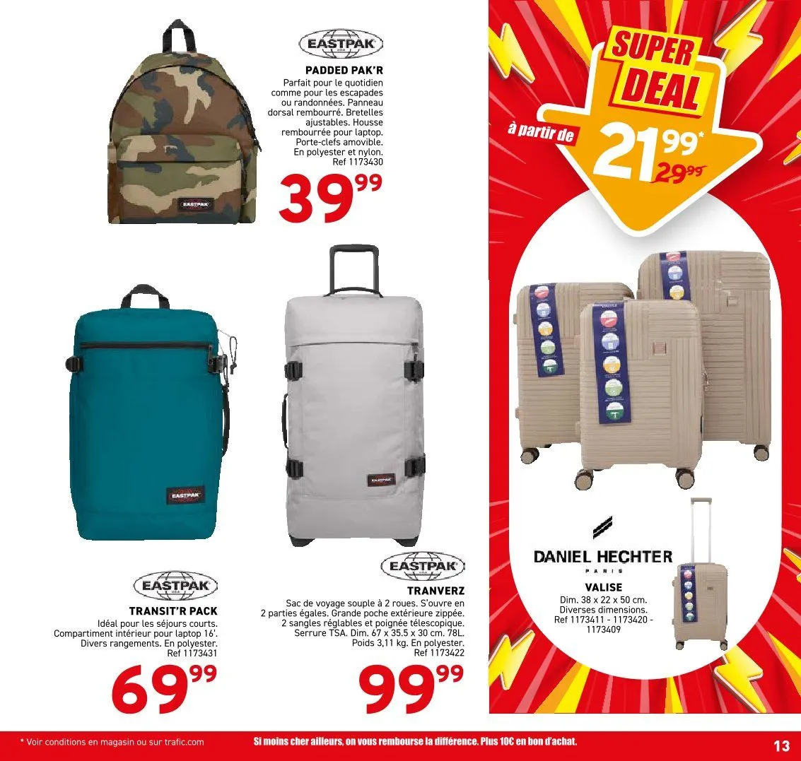 Trafic Catalogue du 15 avril au 19 avril 2026 - Catalogue page 13