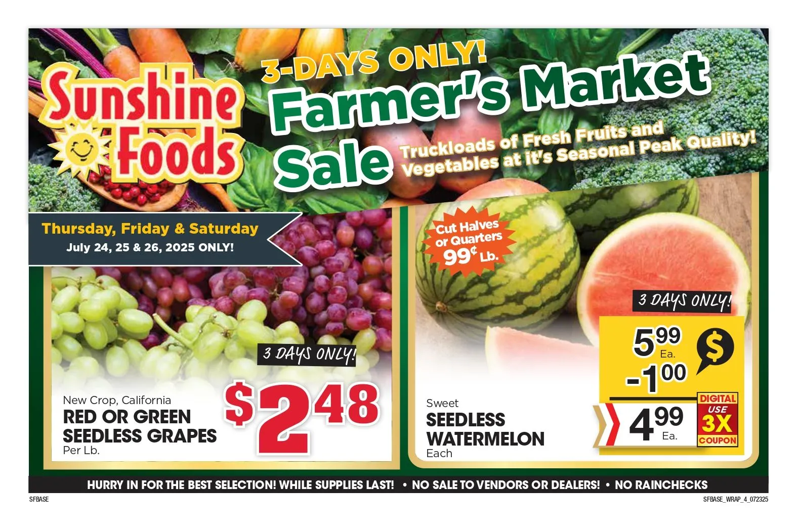 Weekly ad Sunshine Foods Sales from July 23 to July 29 2025 - Page 12